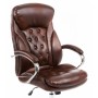 Кресло для руководителя Woodville Rich коричневое - 5