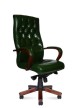 Кресло для руководителя Norden Боттичелли P2338-L09 leather зеленая глянцевая кожа