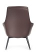 Конференц-кресло Riva Design Batisto ST C2018 коричневая кожа - 4