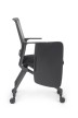Конференц-кресло Riva Design Chair Moby D2002T черная ткань с пюпитром - 2