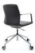 Кресло для персонала Riva Design Plaza-M FK004-B12 серая кожа - 3