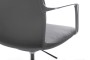 Кресло для персонала Riva Design Plaza-M FK004-B12 серая кожа - 4