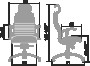 Кресло для руководителя Метта Samurai KL-3.03 бежевый - 4