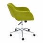 Кресло для персонала TetChair Modena олива флок - 2