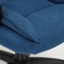 Кресло для руководителя TetChair Oreon синий флок - 5