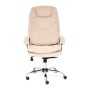 Кресло для руководителя TetChair Softy Lux бежевый флок - 1