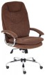 Кресло для руководителя TetChair Softy Lux коричневый флок