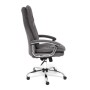 Кресло для руководителя TetChair Softy Lux серый флок - 2
