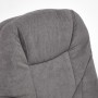 Кресло для руководителя TetChair Softy Lux серый флок - 4
