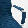 Кресло для руководителя TetChair URBAN синий флок - 4
