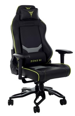 Геймерское кресло ZONE 51 Cyberpunk BG Black-green