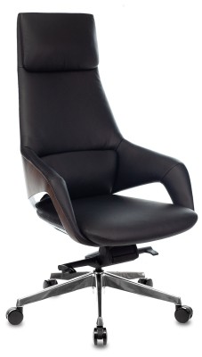 Кресло для руководителя Бюрократ DAO-2 черная кожа