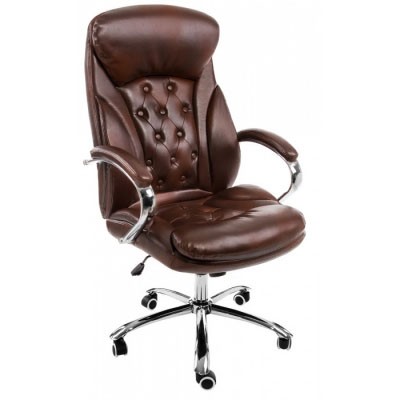 Кресло для руководителя Woodville Rich коричневое